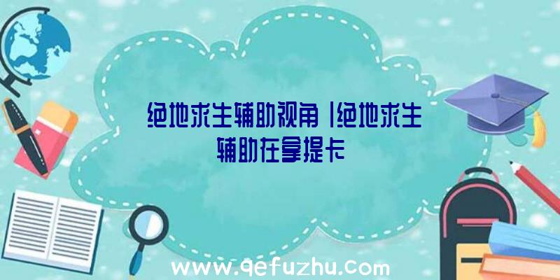 「绝地求生辅助视角」|绝地求生辅助在拿提卡
